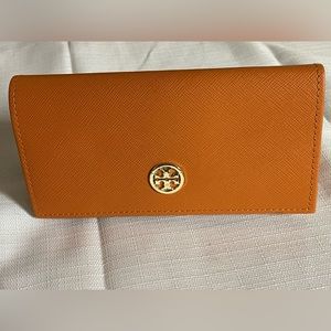 Tory Burch Orange Rouge Sunglass Case